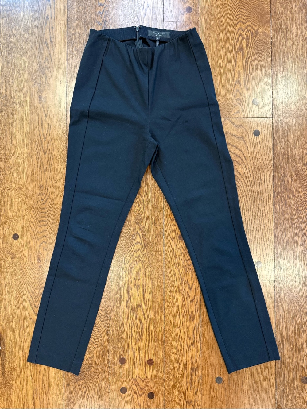 Rag & Bone Black High Rise Stretch Cigarette Ankle Pants Size 6